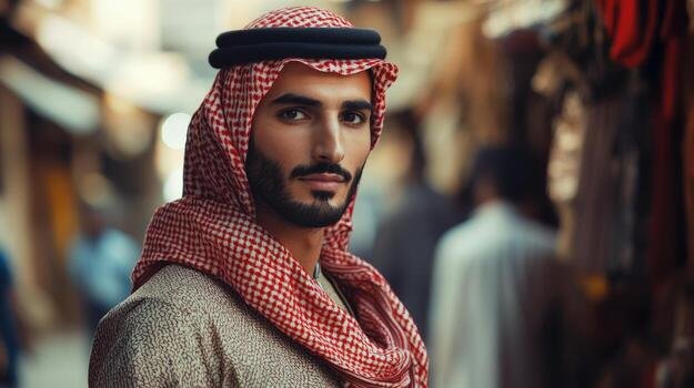 man-in-traditional-middle-eastern-attire-photo